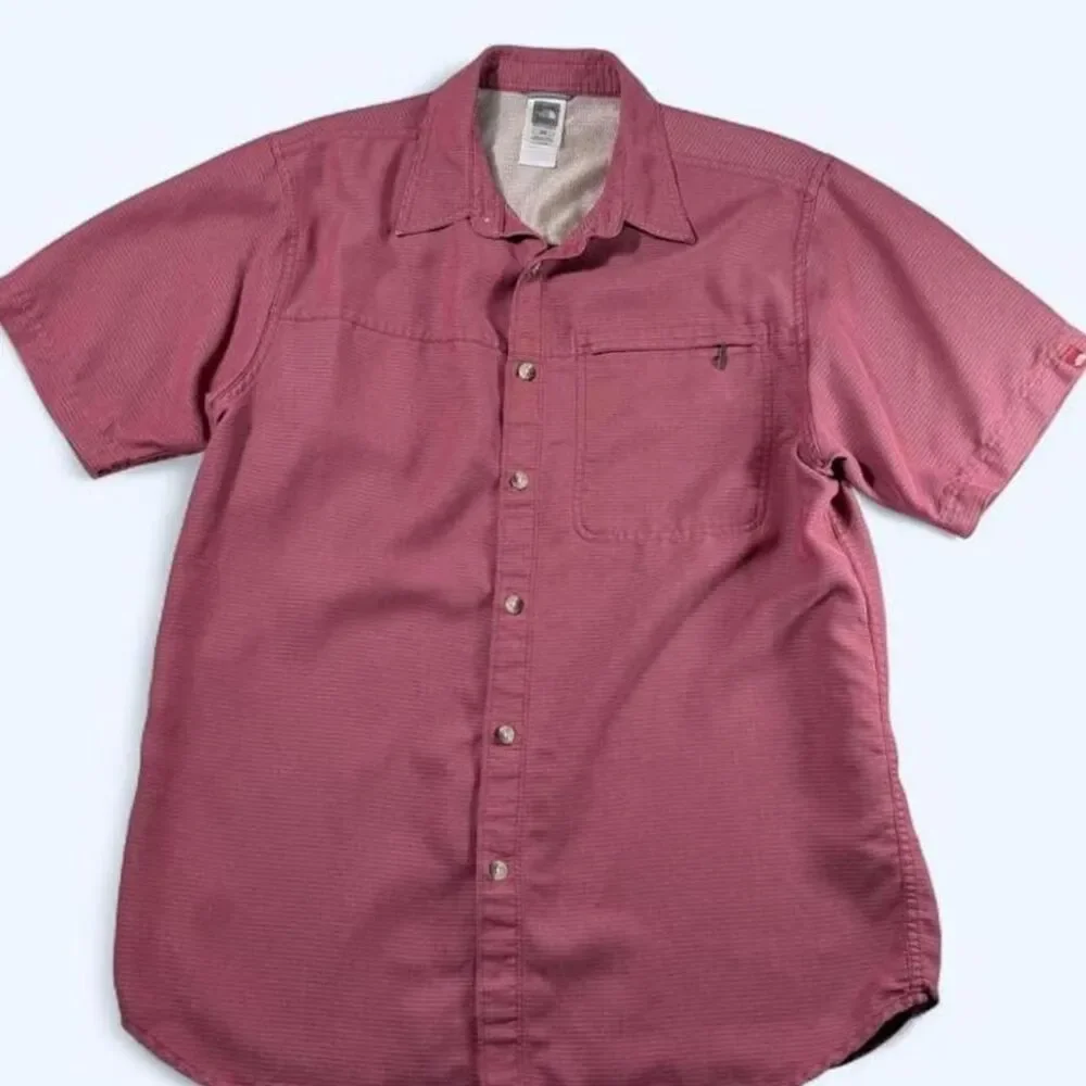 The-north-face Men's Pink and Red Shirt